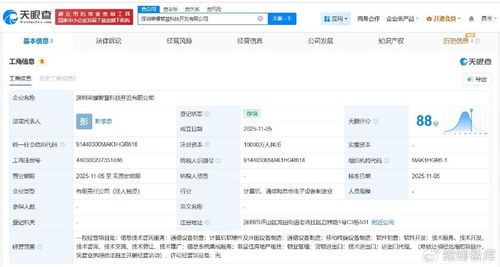 榮耀成立智慧科技開發(fā)公司，注冊資本1億專注信息技術咨詢服務